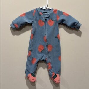 Carter's Blue and Pink Footed One Piece